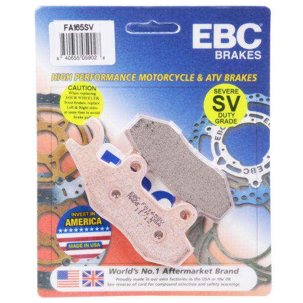 EBC "SV" Severe Duty Brake Pad Sintered Metal Pads