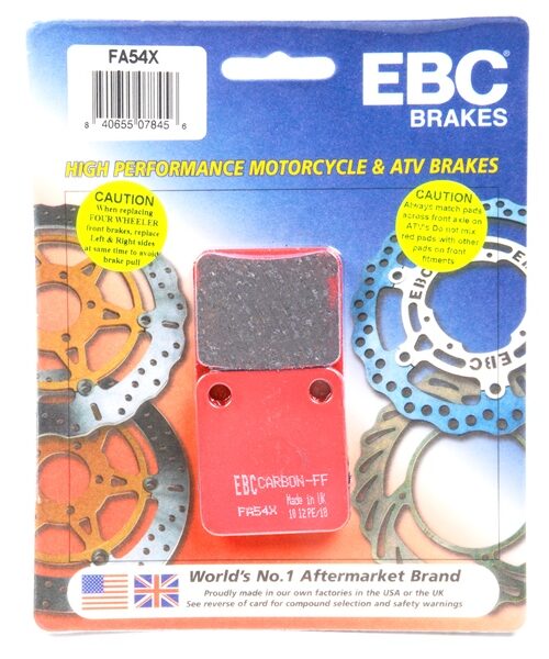 EBC  "X" Carbon Graphite Brake Pad Carbon graphite - Front/Rear