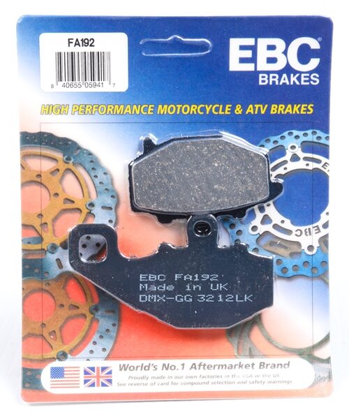 EBC  “X” Series Moto-X Sport & Enduro Brake Pad Organic - Rear