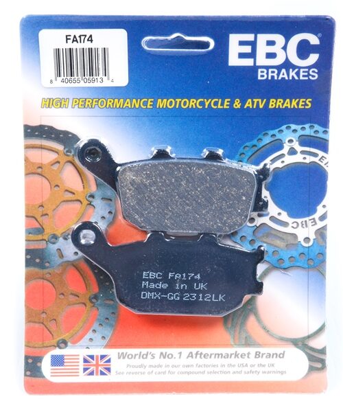EBC  “X” Series Moto-X Sport & Enduro Brake Pad Organic - Rear