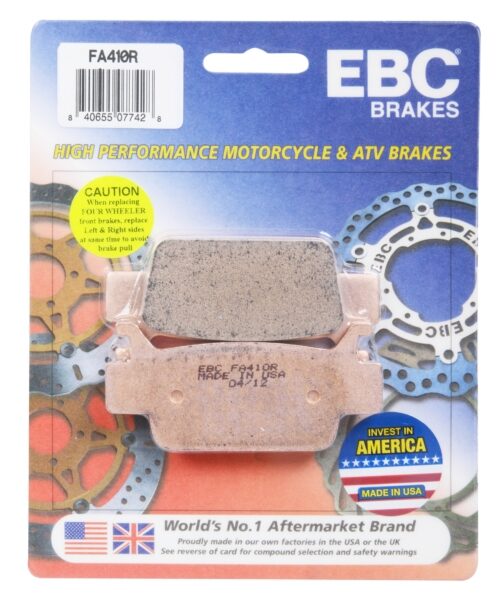 EBC  “R“ Long Life Sintered Brake Pad Long life Sintered Metal - Front/Rear