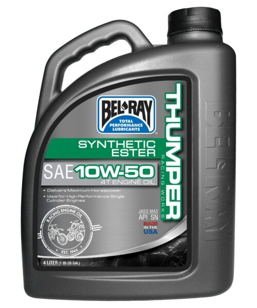 Bel-Ray Thumper Racing Works Full Synthetic Ester 4T Engine Oil 10W50