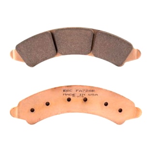 EBC  “R“ Long Life Sintered Brake Pad Sintered metal - Rear, Front