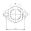Kimpex Carburetor Adapter Mounting Flange Fits Polaris - Image 3