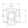 Kimpex Carburetor Adapter Mounting Flange Fits Polaris - Image 2