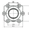 Kimpex Carburetor Adapter Mounting Flange Fits Arctic cat - Image 2