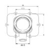 Kimpex Carburetor Adapter Mounting Flange Fits Ski-doo - Image 2
