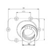 Kimpex Carburetor Adapter Mounting Flange Fits Ski-doo - Image 2