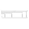 Kimpex Standard Wear Bar New Plastic Ski *see bolt pattern - Fits Arctic cat - Image 3