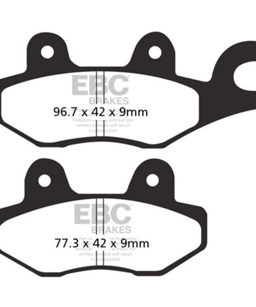 EBC  GPFAX Sintered Race Brake Pad Sintered metal - Front left
