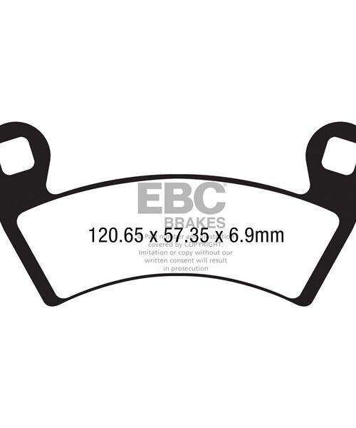EBC  Double-H Superbike Brake Pad Sintered metal - Left