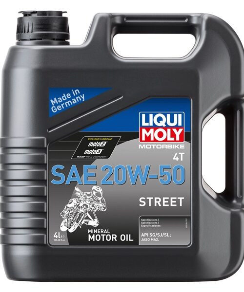 Liqui Moly Oil 4T Mineral Street 20W50