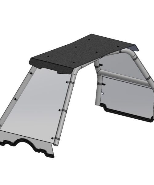 Direction 2 Windshield with Roof Fits Polaris