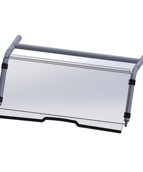 Direction 2 Full Windshield - Scratch resistant Fits Yamaha