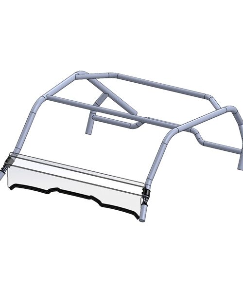 Direction 2 Short Windshield - Scratch Resistant Fits Yamaha