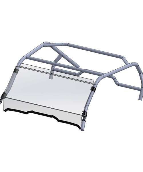 Direction 2 Full Windshield - Scratch resistant Fits Yamaha