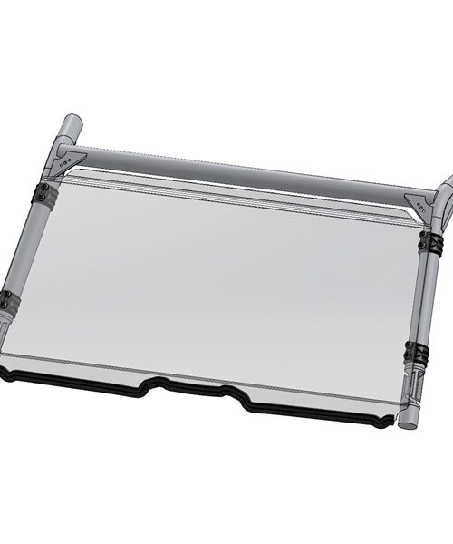Direction 2 Full Windshield - Scratch resistant Fits Honda