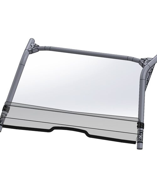 Direction 2 Short Windshield - Scratch Resistant Fits Yamaha