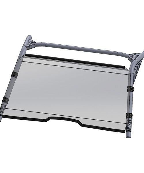 Direction 2 Full Windshield - Scratch resistant Fits Yamaha