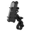 RAM MOUNT Quick-Grip Phone Mount with Tough-Strap Handlebar Base - Image 3