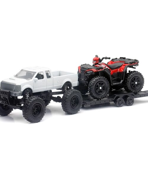 New Ray Toys Scale Model - Truck with Polaris ATV