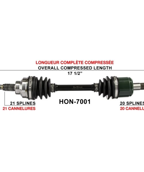 TrakMotive Complete Axle Fits Honda
