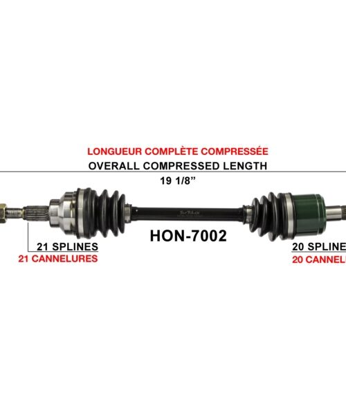 TrakMotive Complete Axle Fits Honda