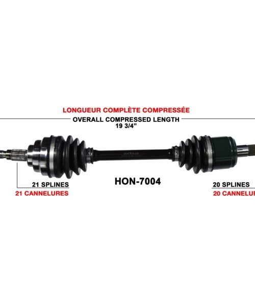 TrakMotive Complete Axle Fits Honda