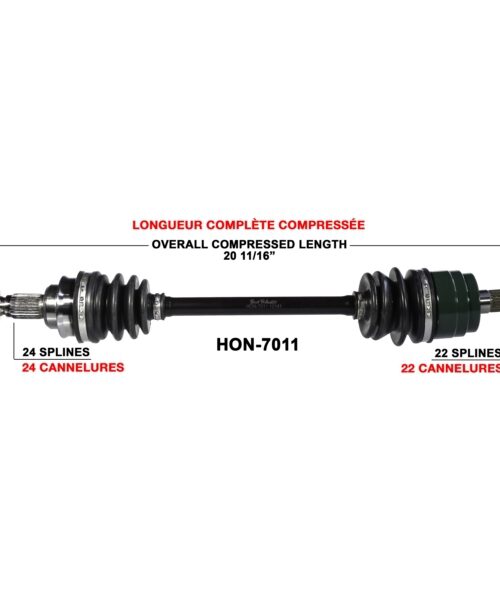 TrakMotive Complete Axle Fits Honda