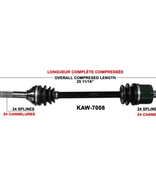 TrakMotive Complete Axle Fits Kawasaki