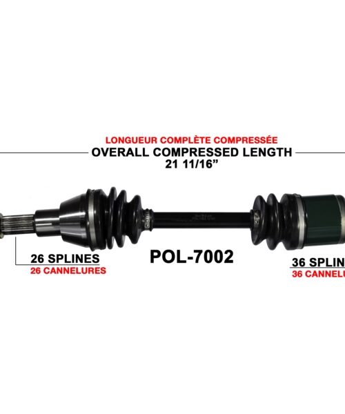 TrakMotive Complete Axle Fits Polaris