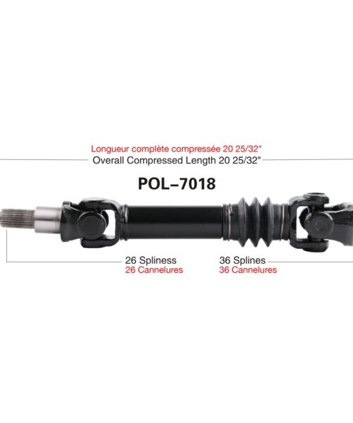 TrakMotive Complete Axle Fits Polaris