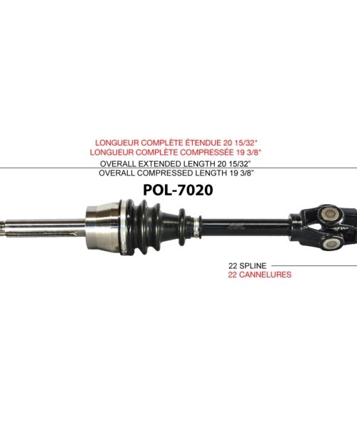 TrakMotive Complete Axle Fits Polaris
