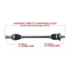 TrakMotiveHD Complete HD Axle Fits Arctic cat - Image 2