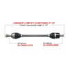 TrakMotiveHD Complete HD Axle Fits Honda - Image 2