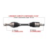 TrakMotiveHD Complete HD Axle Fits Kawasaki - Image 2