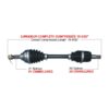 TrakMotiveHD Complete HD Axle Fits Kawasaki - Image 2