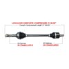 TrakMotiveHD Complete HD Axle Fits Kawasaki - Image 2