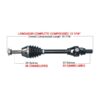 TrakMotiveHD Complete HD Axle Fits Polaris - Image 2