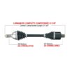 TrakMotiveHD Complete HD Axle Fits Polaris - Image 2