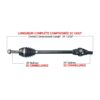 TrakMotiveHD Complete HD Axle Fits Polaris - Image 2