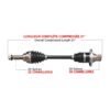 TrakMotiveHD Complete HD Axle Fits Suzuki - Image 2
