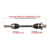 TrakMotiveHD Complete HD Axle Fits Suzuki - Image 2