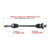 TrakMotiveHD Complete HD Axle Fits Yamaha - Image 2