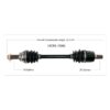 TrakMotive Complete Axle Fits Honda - Image 2