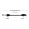 TrakMotive Complete HD Axle Fits Kawasaki - Image 2