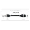 TrakMotive Complete HD Axle Fits Kawasaki - Image 2