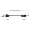 TrakMotive Complete Axle Fits Kawasaki - Image 2