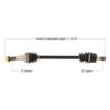 TrakMotive Complete Axle Fits Yamaha - Image 2