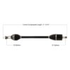 TrakMotive Complete HD Axle Fits Can-am - Image 2